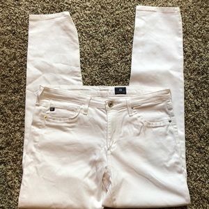 Adriano Goldschmied White skinny jeans size 30R